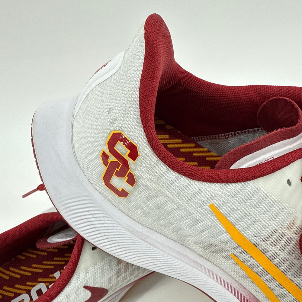 Nike Zoom Pegasus 37 USC Trojans Running Shoes Men's Size 10.5 CZ5396-100 - Picture 2 of 11